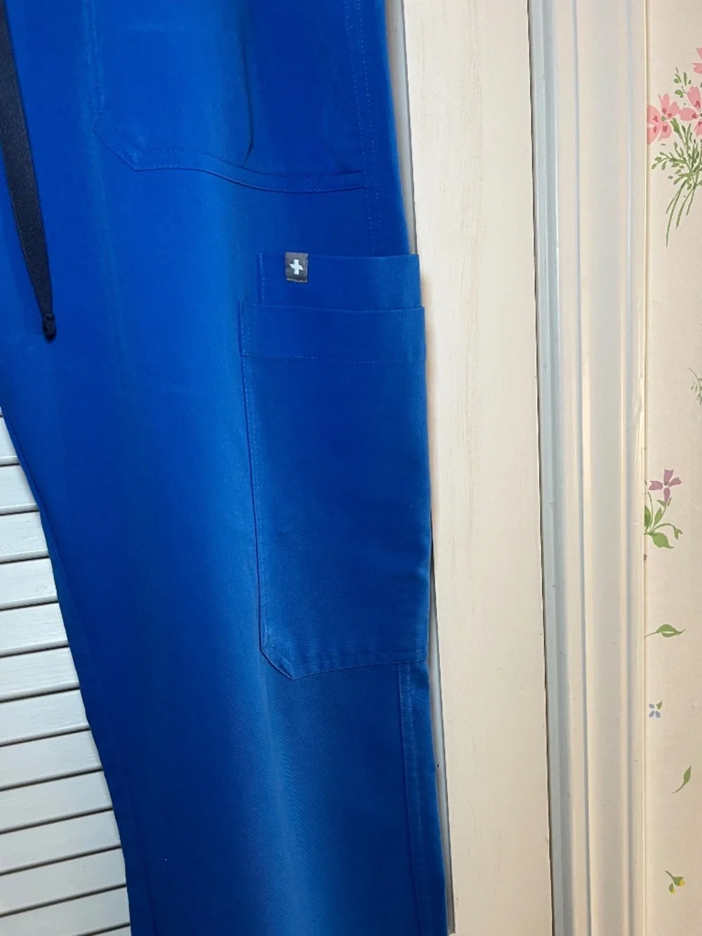 Figs MENS Cairo Royal Blue PO# 1443 Zip Fly Scrub Pants Size Large